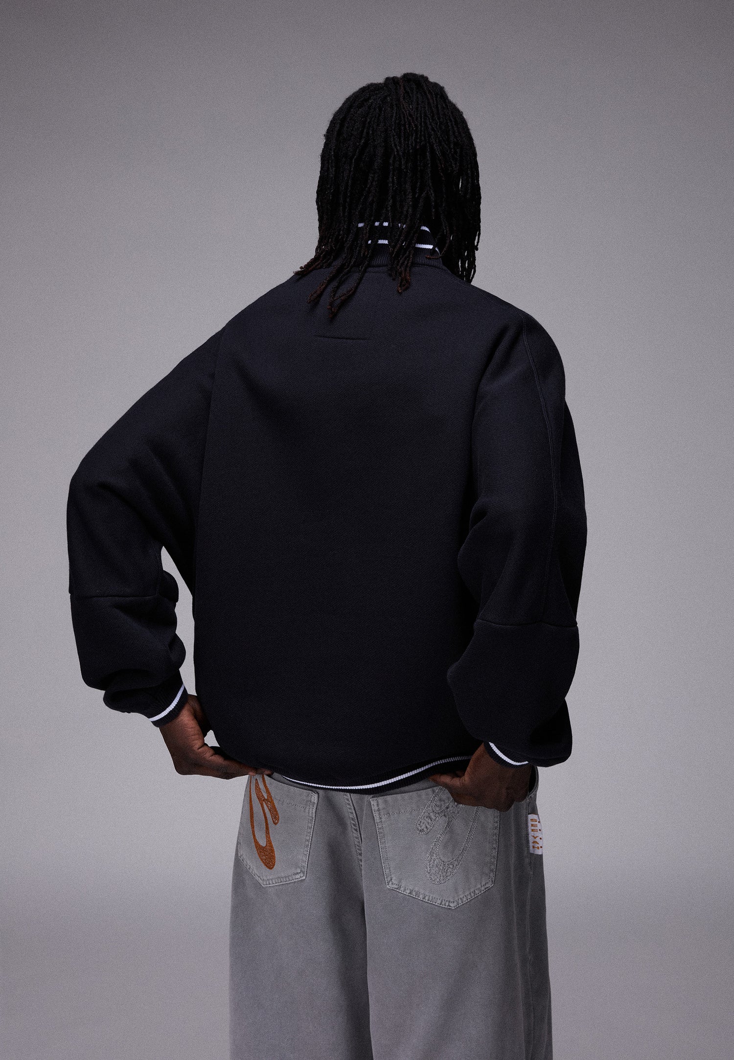 PDF FRENCH TERRY SWEATSHIRT // BLACK