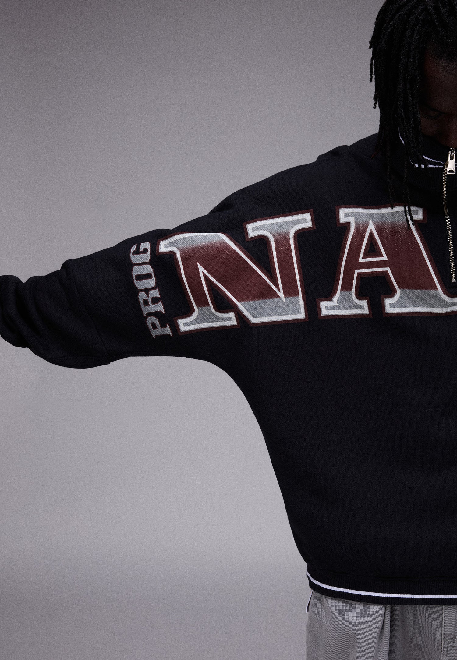 PDF FRENCH TERRY SWEATSHIRT // BLACK