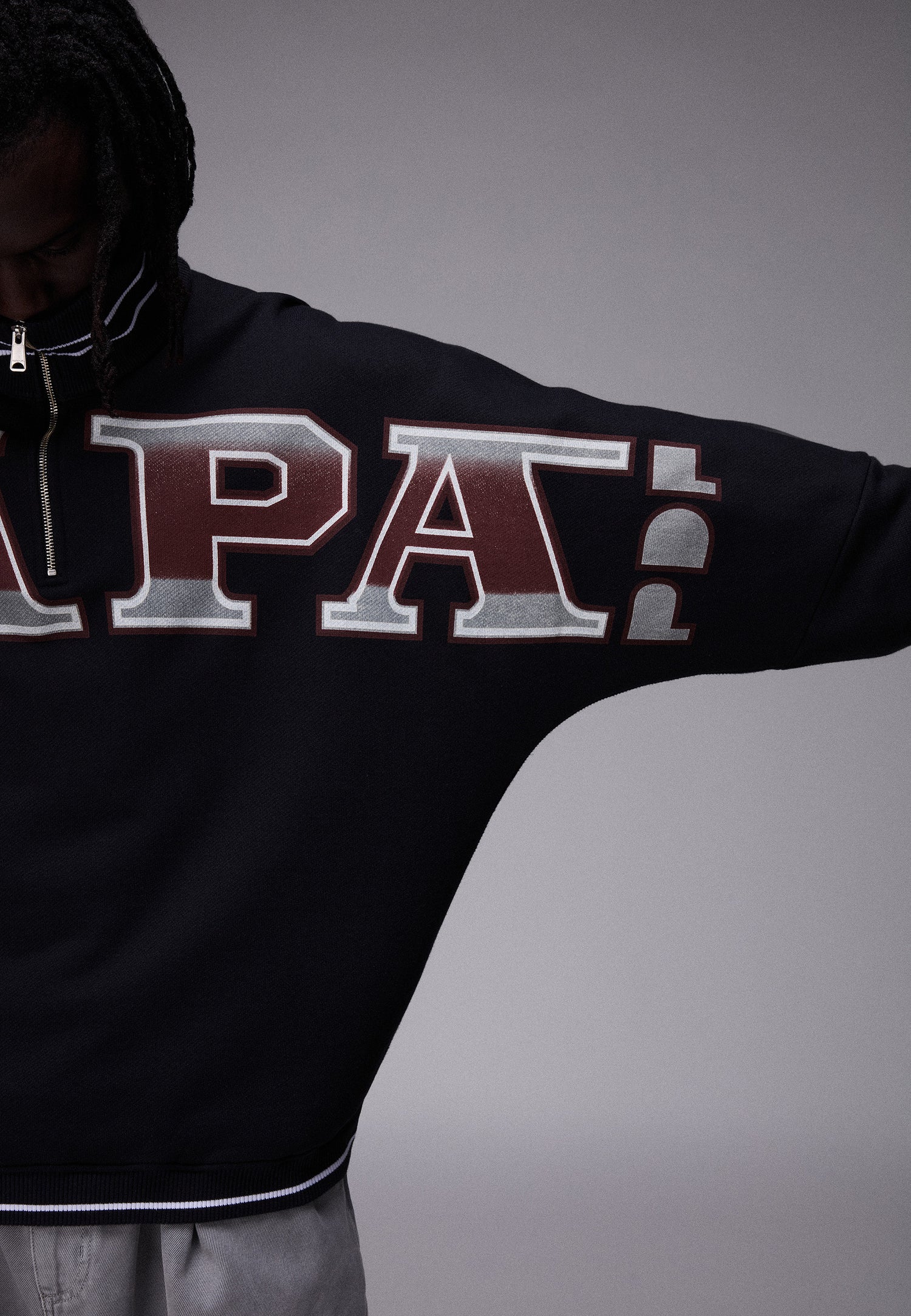 PDF FRENCH TERRY SWEATSHIRT // BLACK