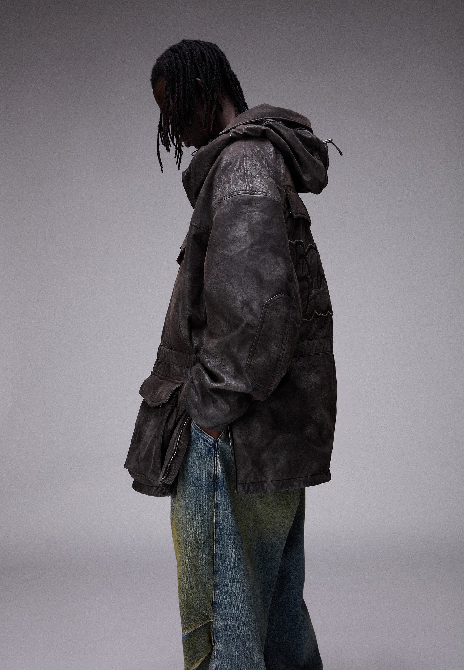 SKIDOO PDF ANORAK JACKET // GREY