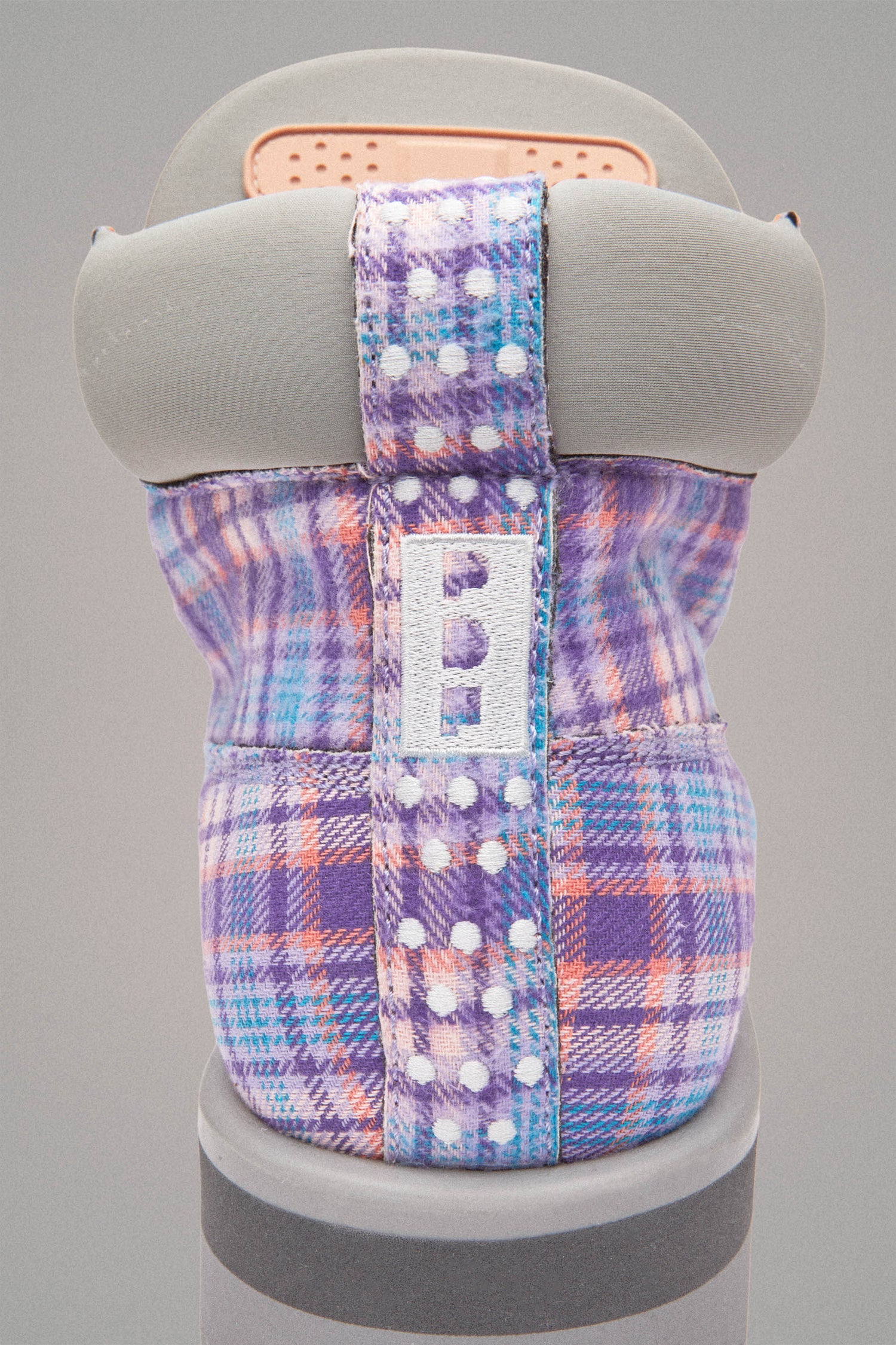STRADA LOW TARTAN BOOTS // PURPLE