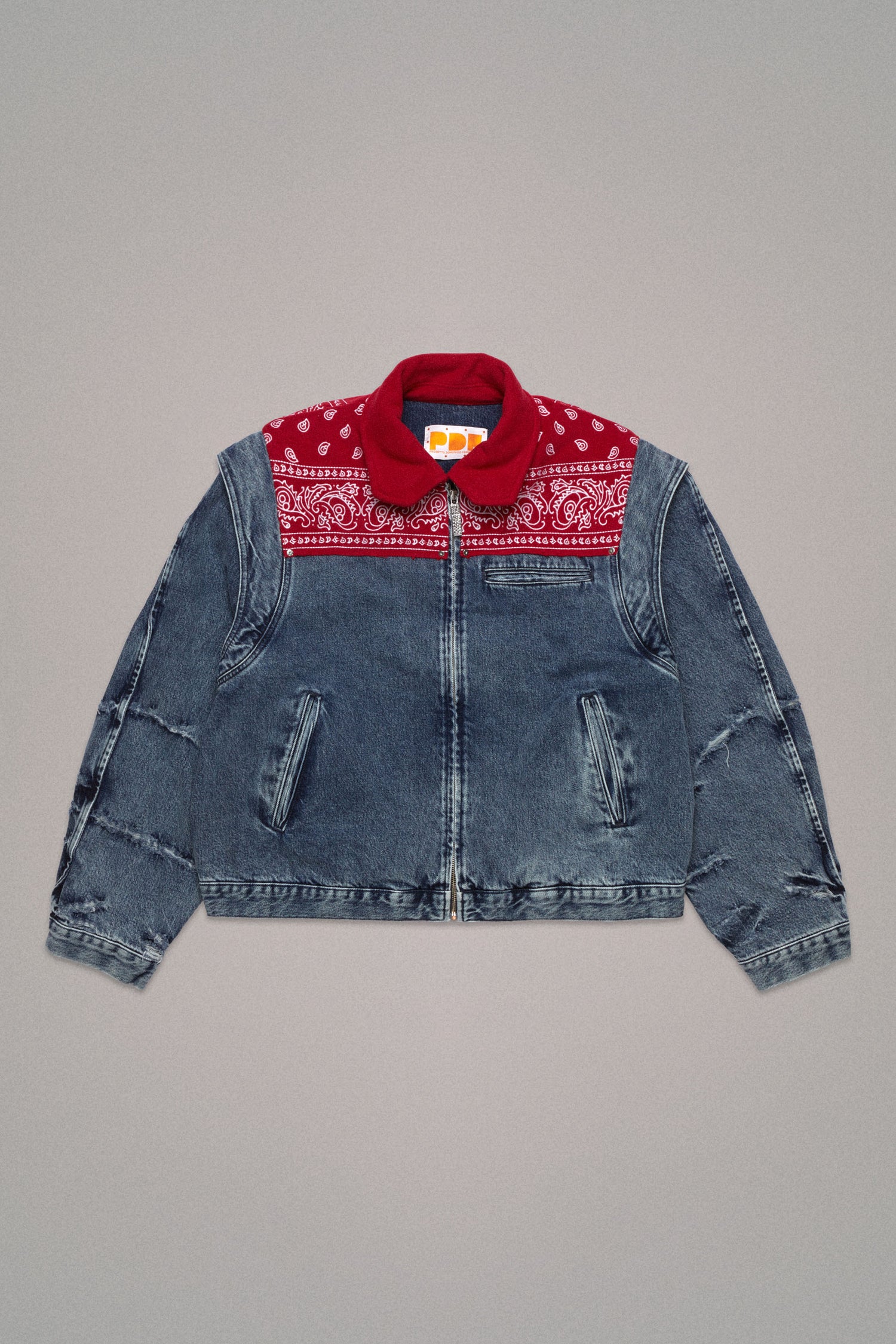 CAPE JACKET // BLUE