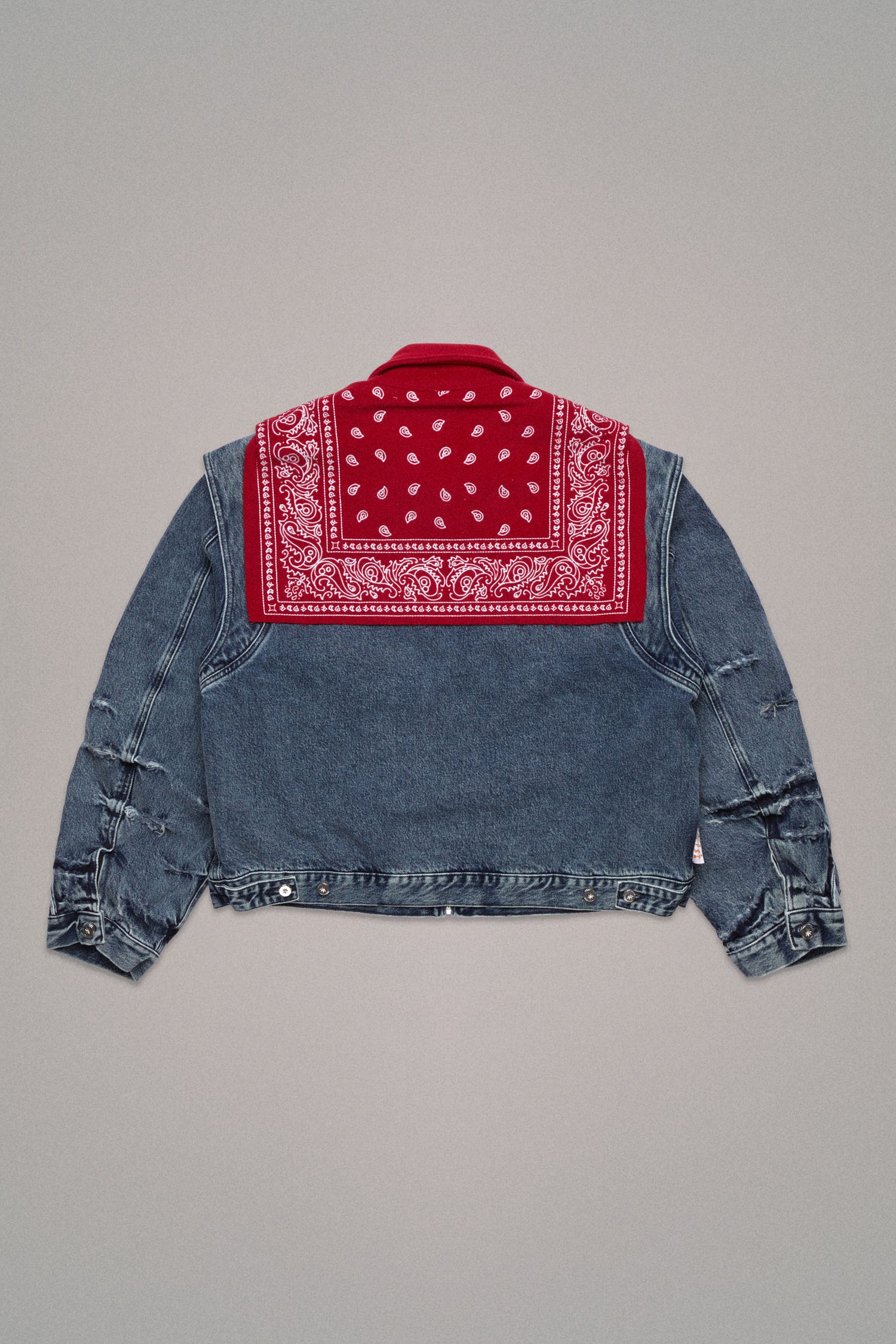 CAPE JACKET // BLUE
