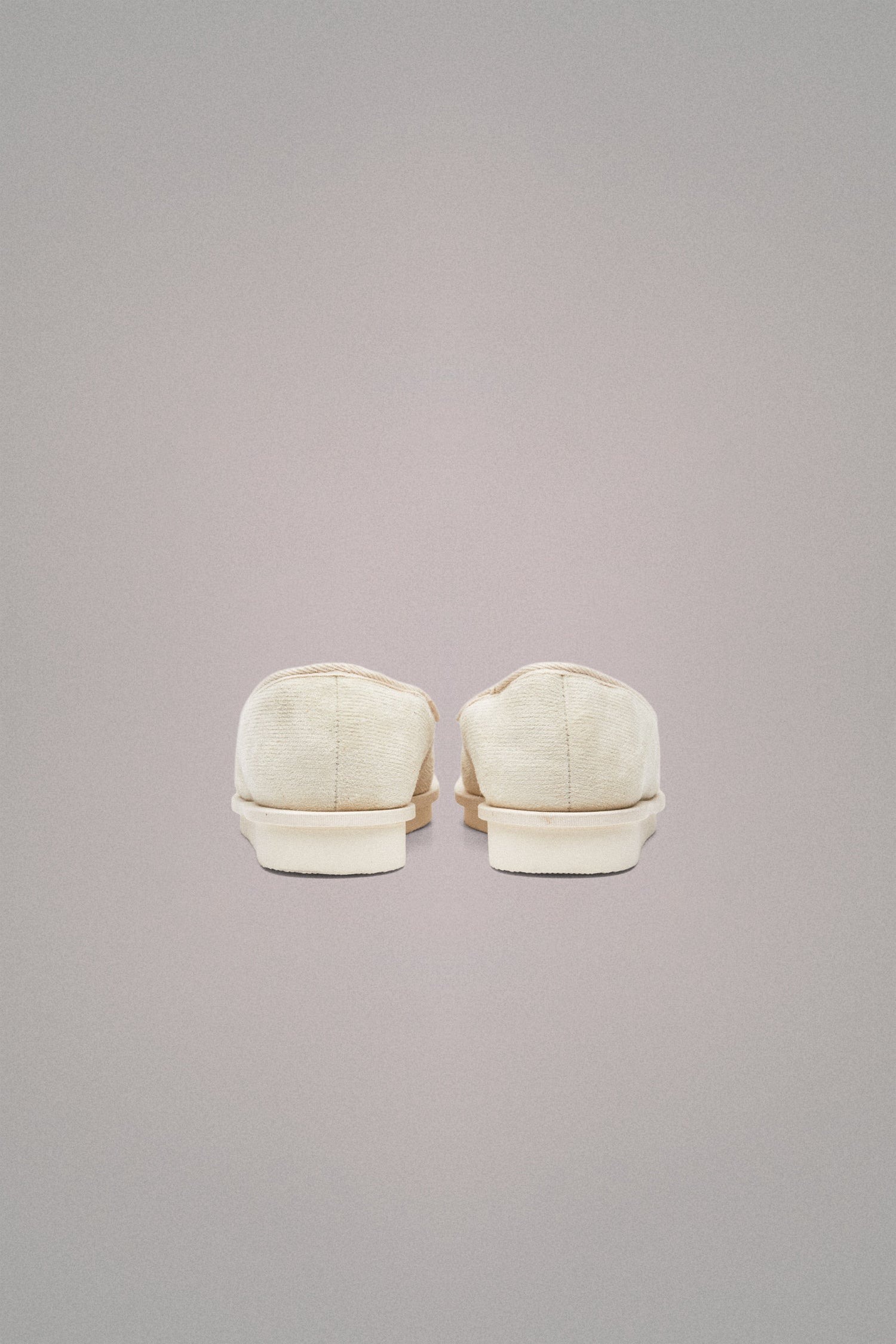 CASA VELVET SLIPPERS // WHITE