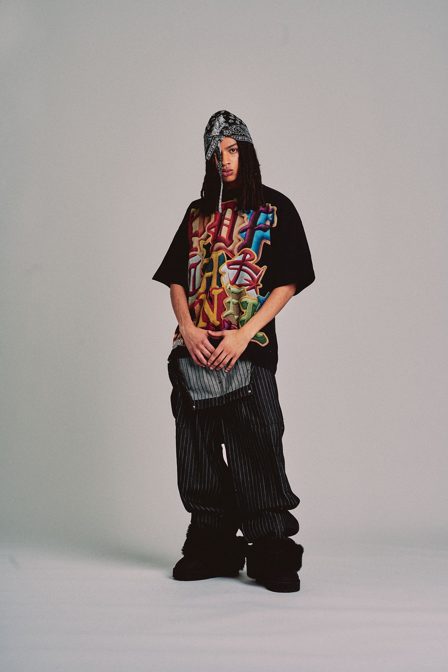 THE BOY PDF COLOR T-SHIRT // BLACK