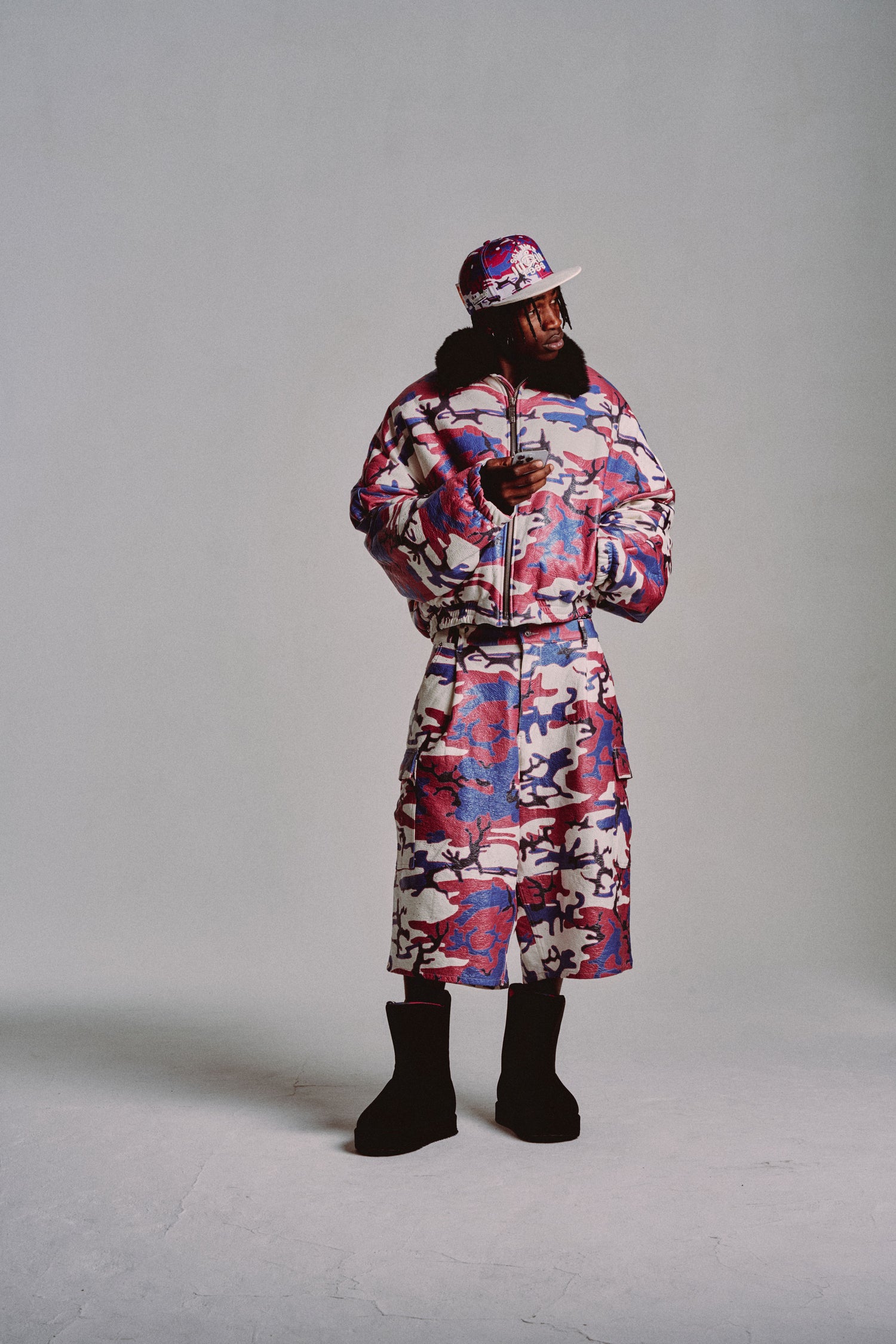 SLOUCH SHORT // CAMO