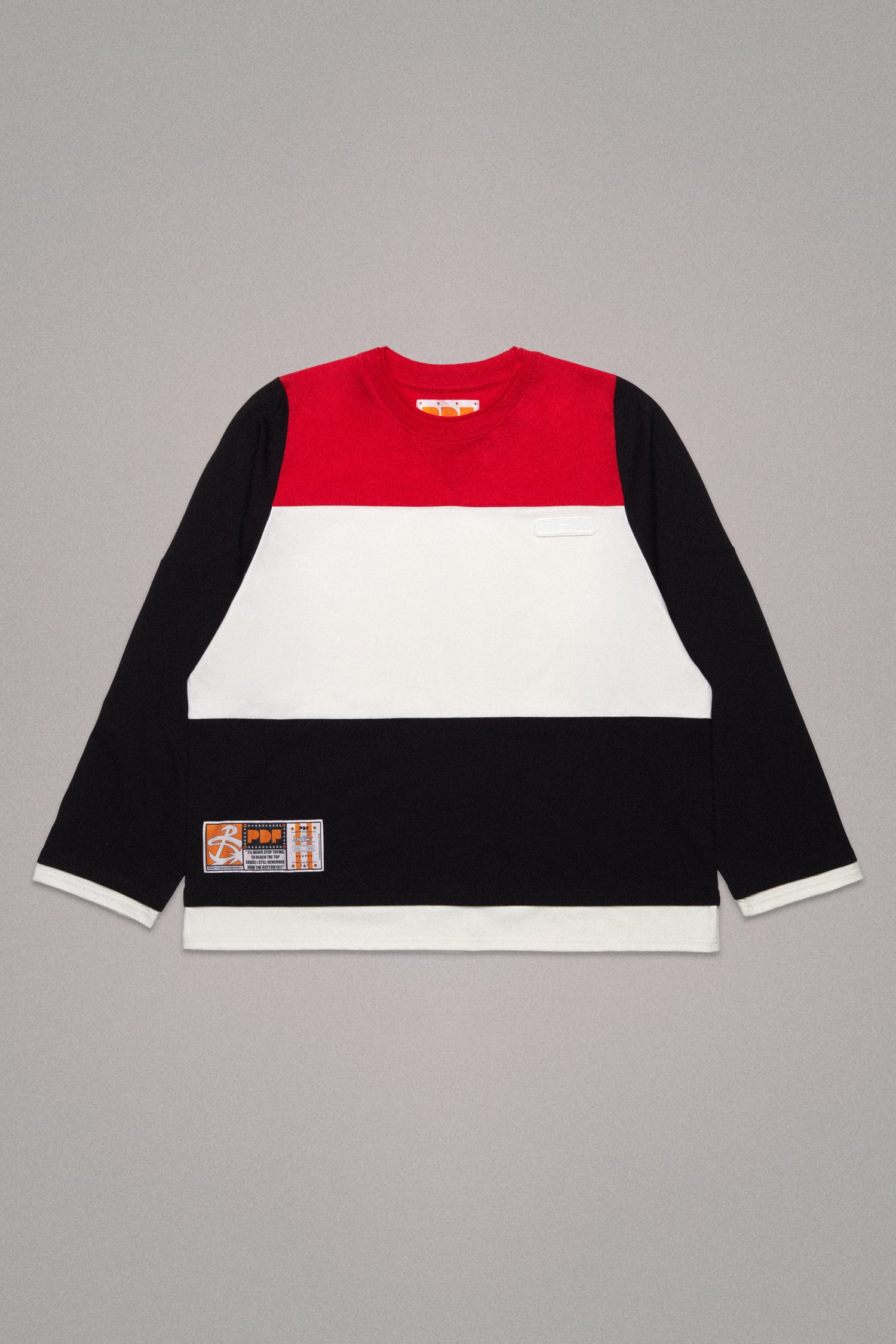 SAMIR T-SHIRT // RED AND BLACK