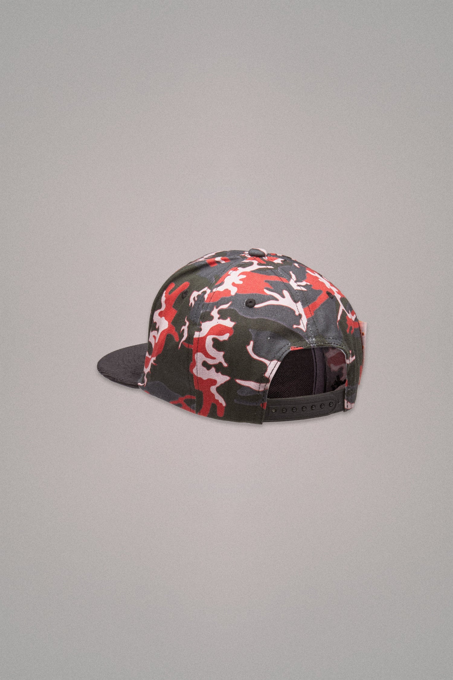 CAMO BASEBALL HAT // BLACK
