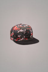 CAMO BASEBALL HAT // BLACK