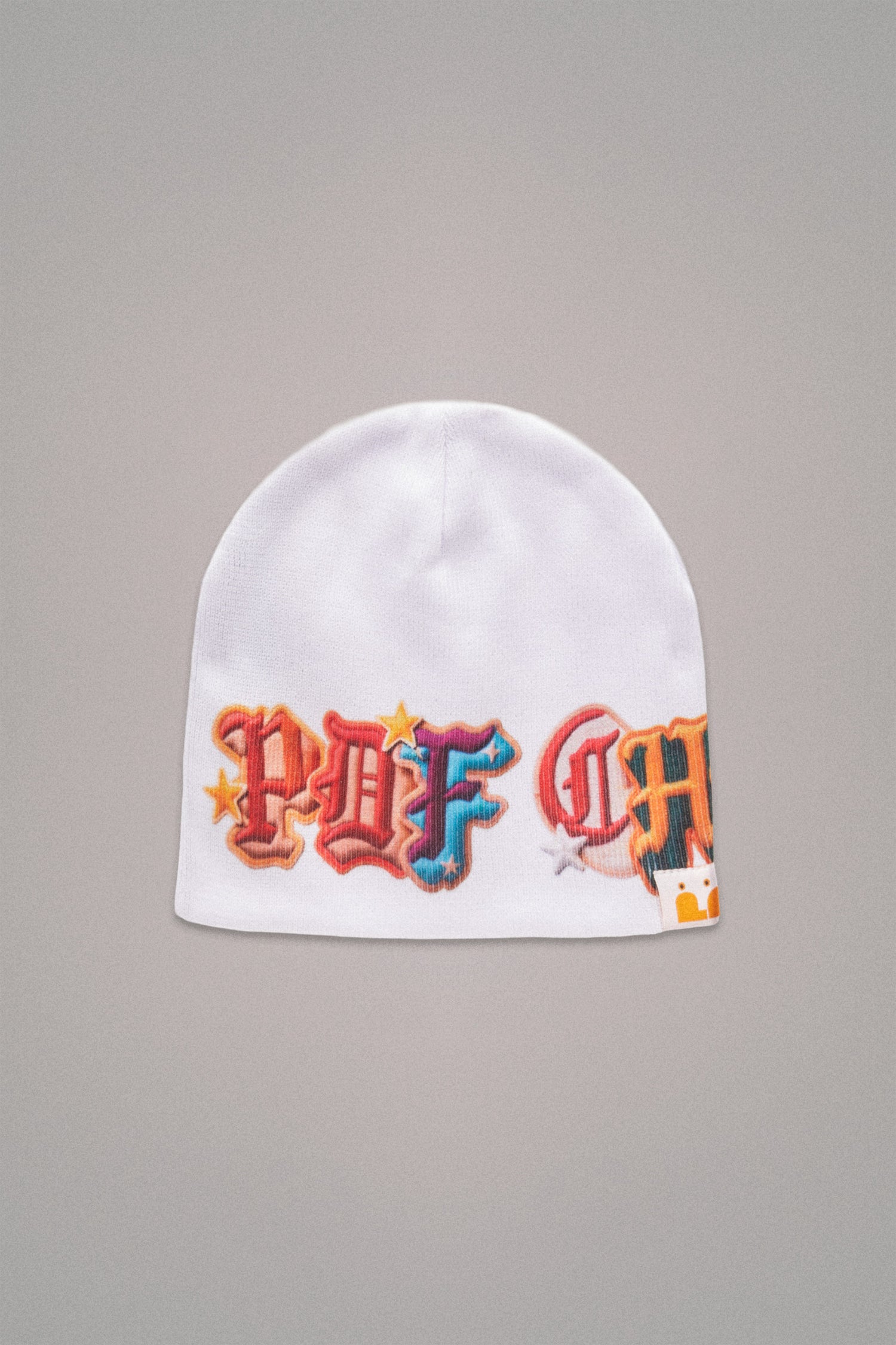 CHANNEL BEANIE  // WHITE