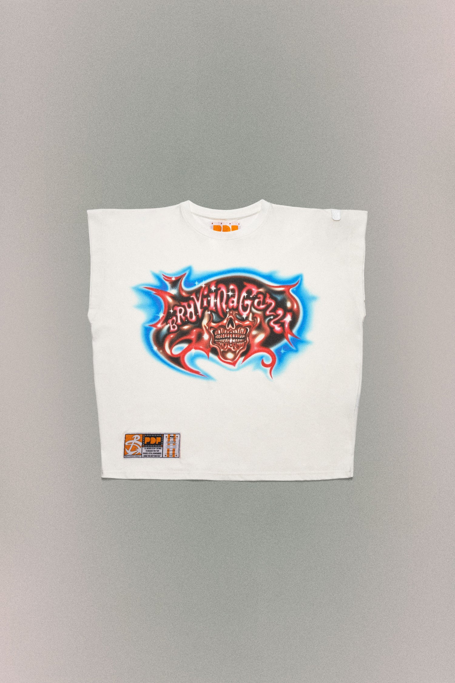 SKINNY BARTI TANK - BRAVI RAGAZZI // WHITE