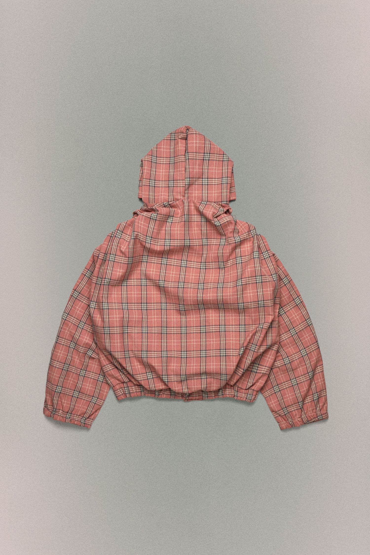 PIUMA HOODIE JACKET // PINK CHECK