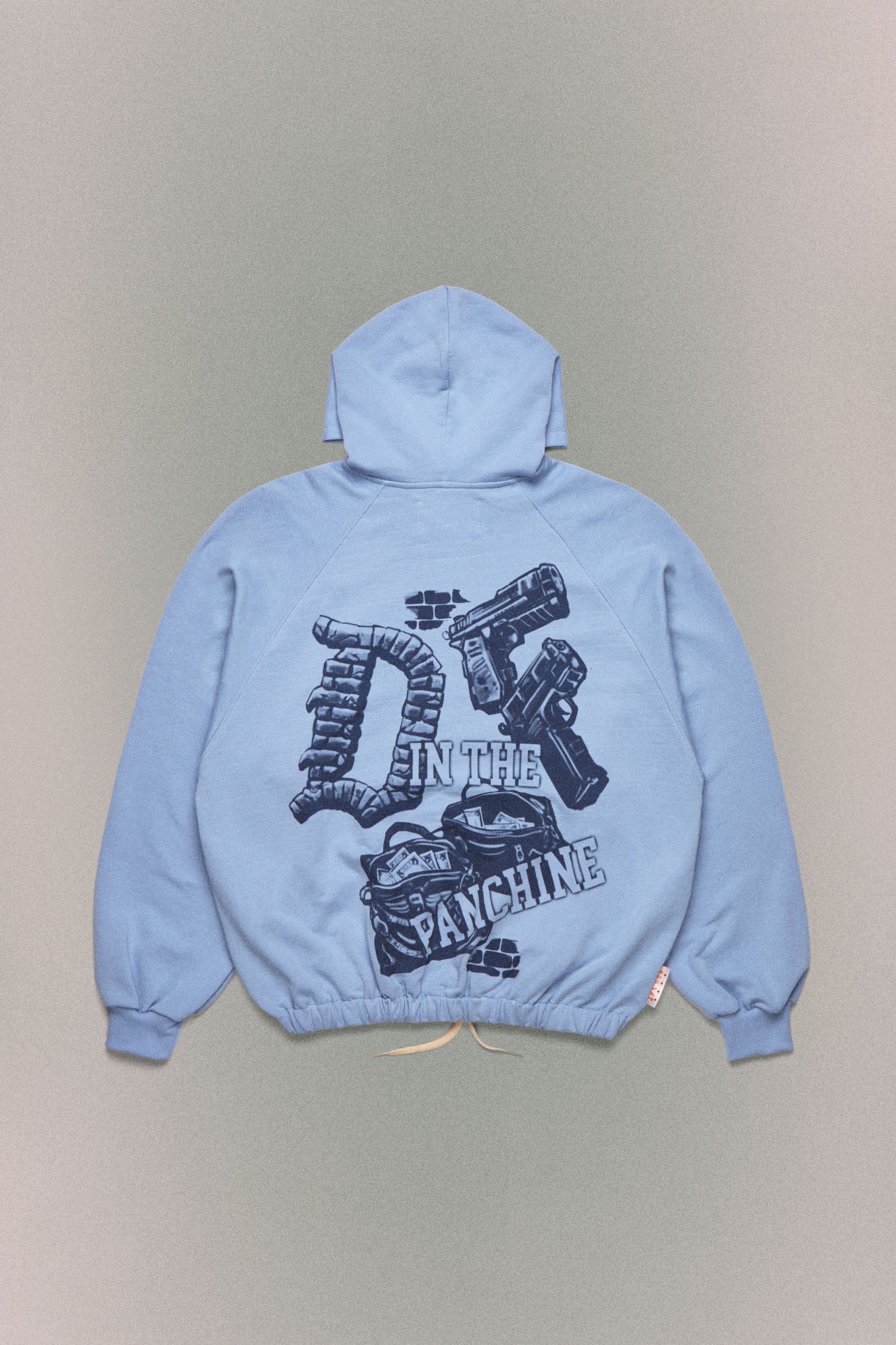 ZIP HOODIE A // LIGHT BLUE – PDF CHANNEL