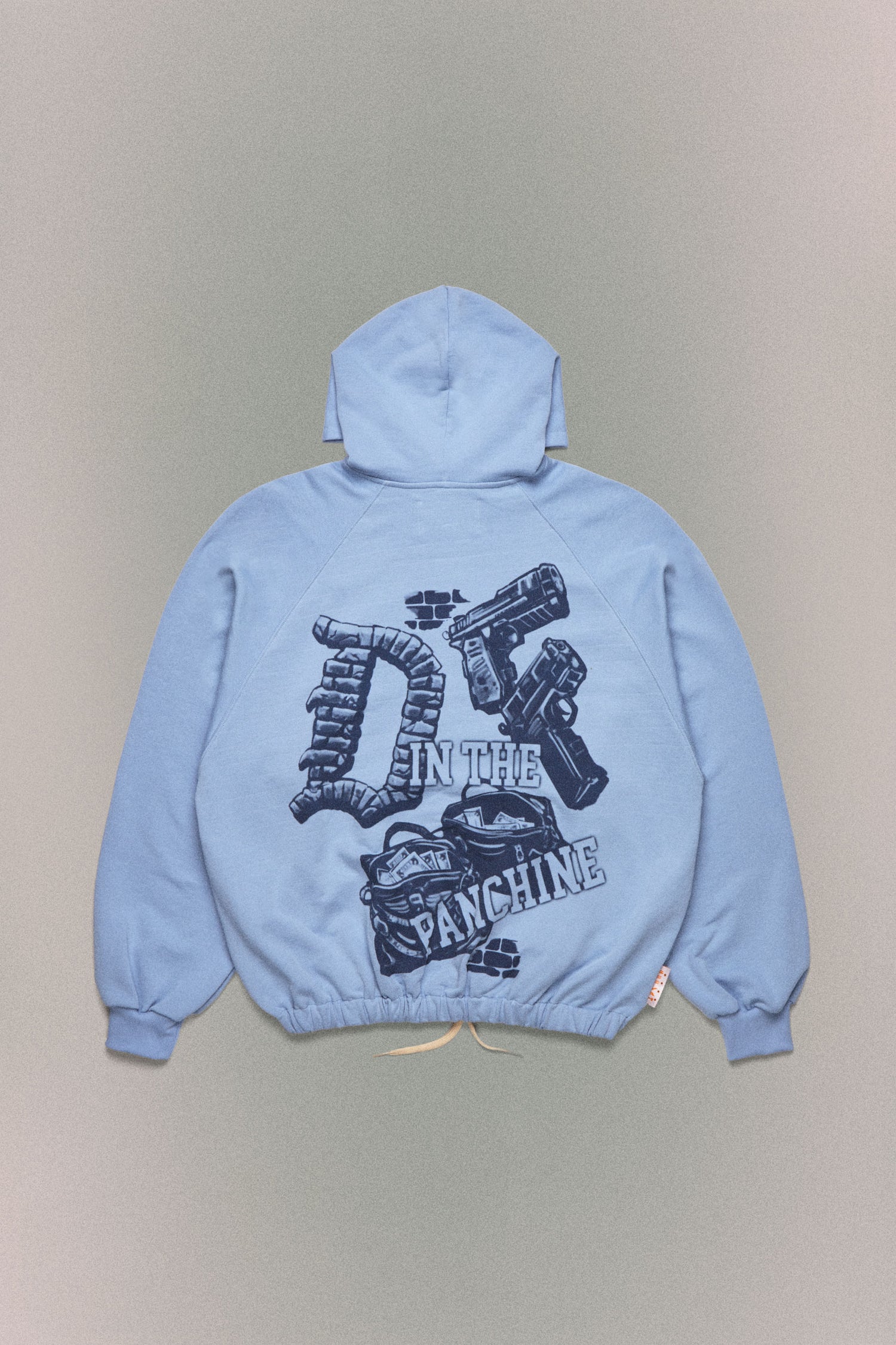 ZIP HOODIE A // LIGHT BLUE