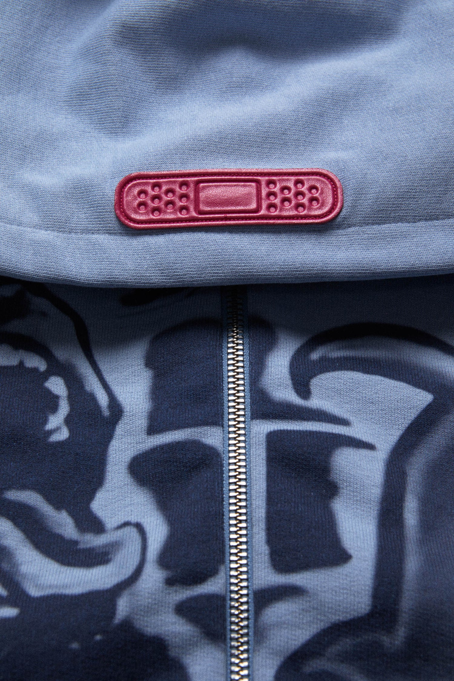 ZIP HOODIE A // LIGHT BLUE