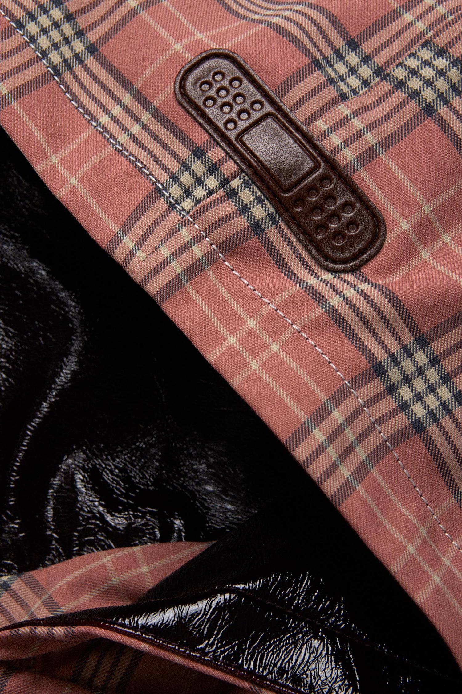 PIUMA HOODIE JACKET // PINK CHECK