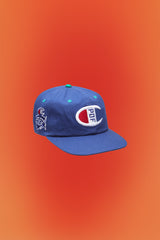 LOGO SNAPBACK CAP  // BLUE