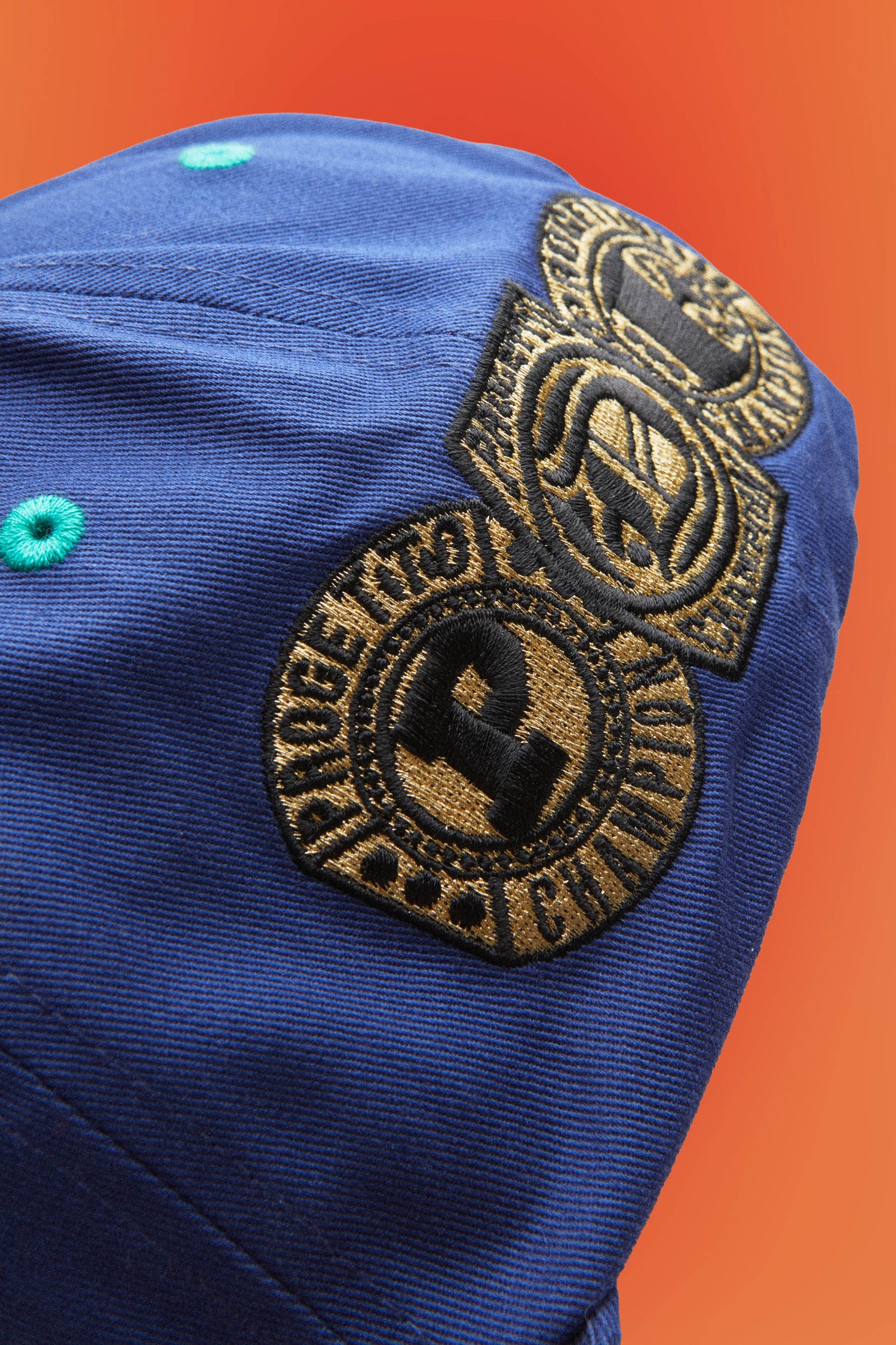 LOGO SNAPBACK CAP  // BLUE