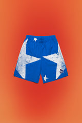 STELLA TRACK SHORTS // BLUE