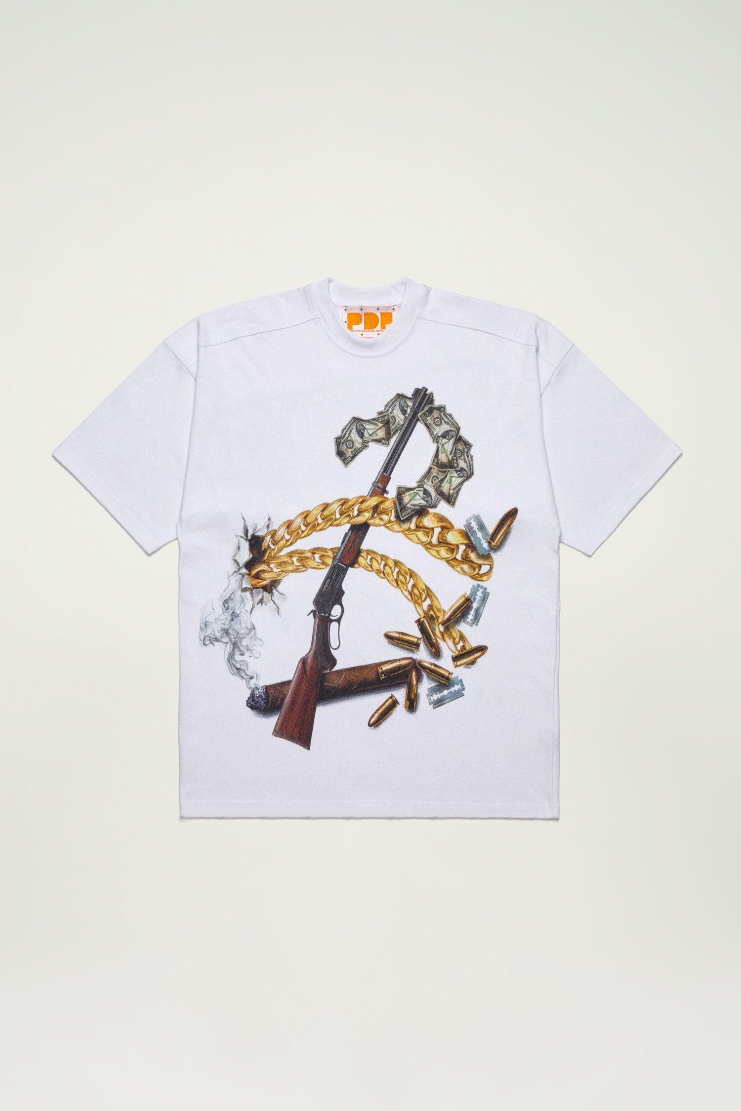 THE NEW BOY GUN T-SHIRT // WHITE