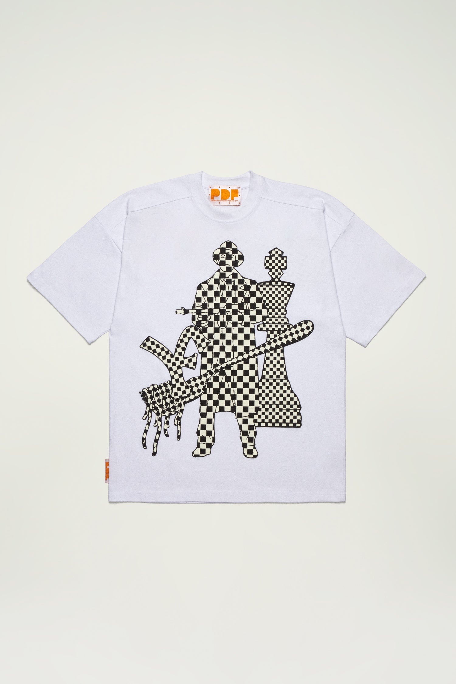 THE NEW BOY CHESS T-SHIRT // WHITE