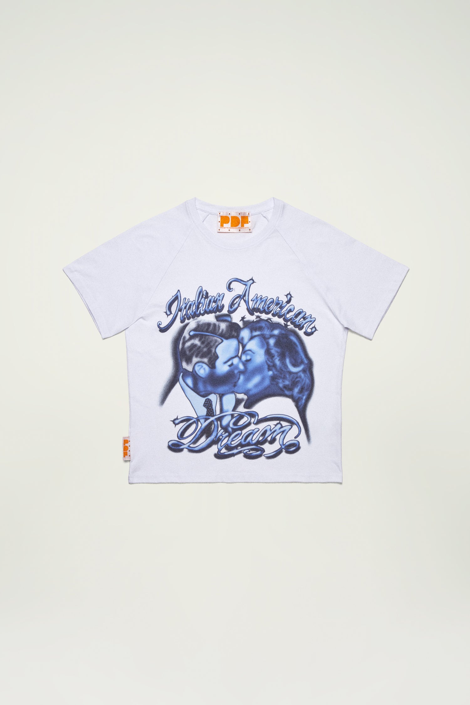 THE NEW SKINNI BARTI ITALIAN AMERICAN T-SHIRT // WHITE