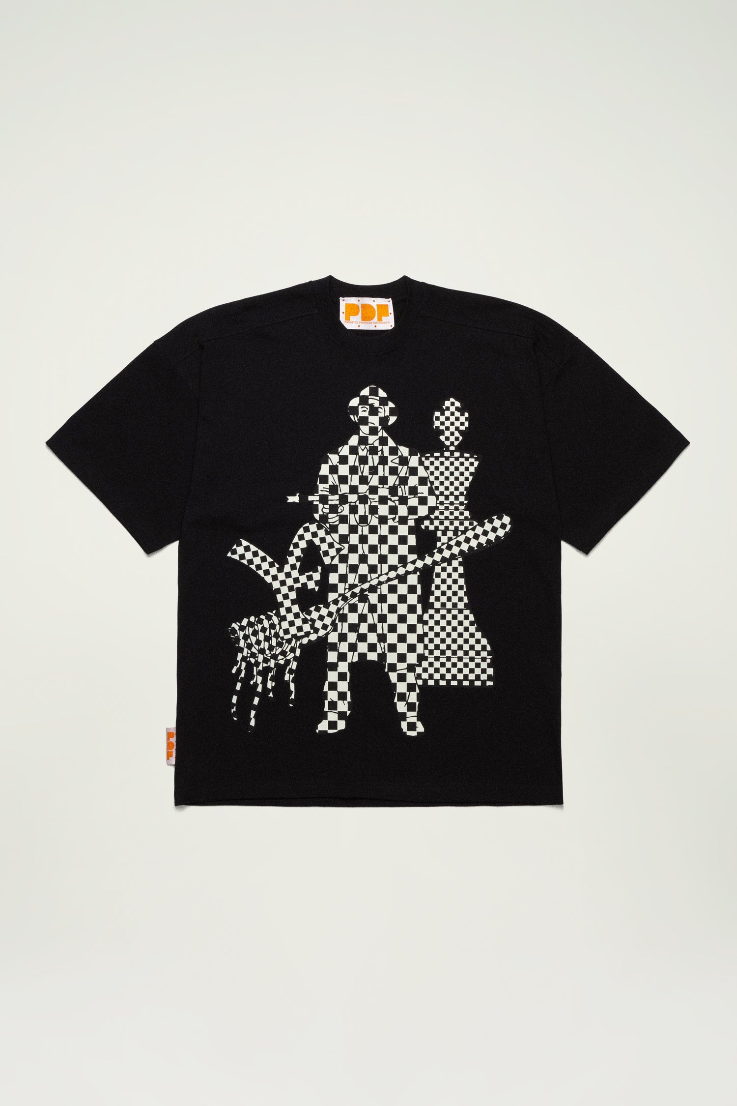 THE NEW BOY CHESS T-SHIRT // BLACK
