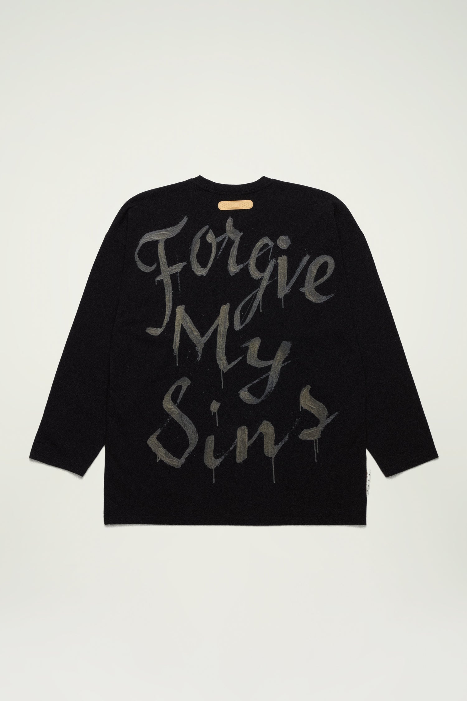 ML LONG SLEEVE FORGIVE MY SINS // BLACK