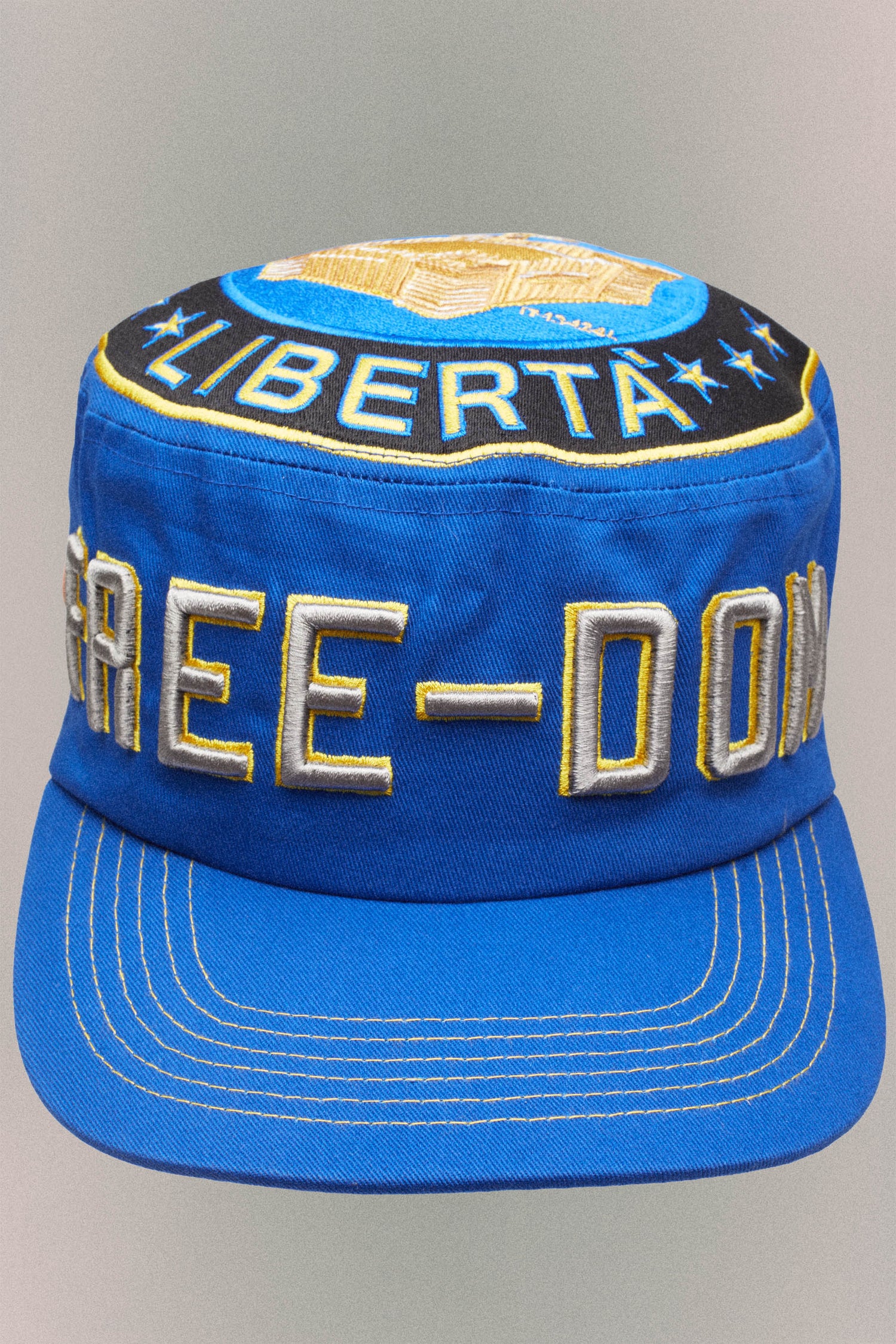 PILLBOX HAT LIBERTY // BLUE