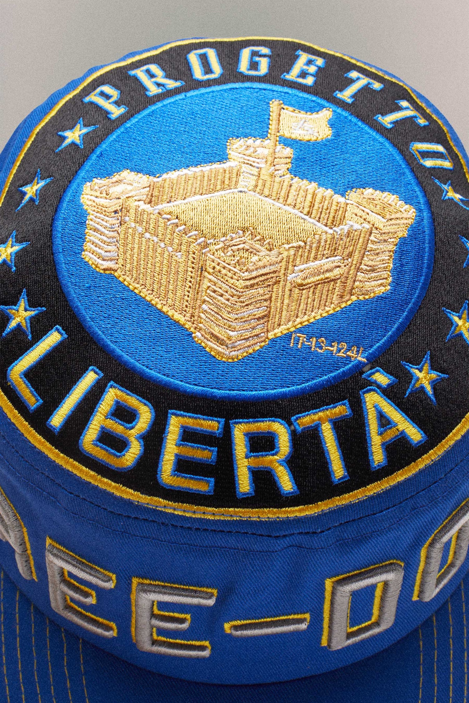 PILLBOX HAT LIBERTY // BLUE