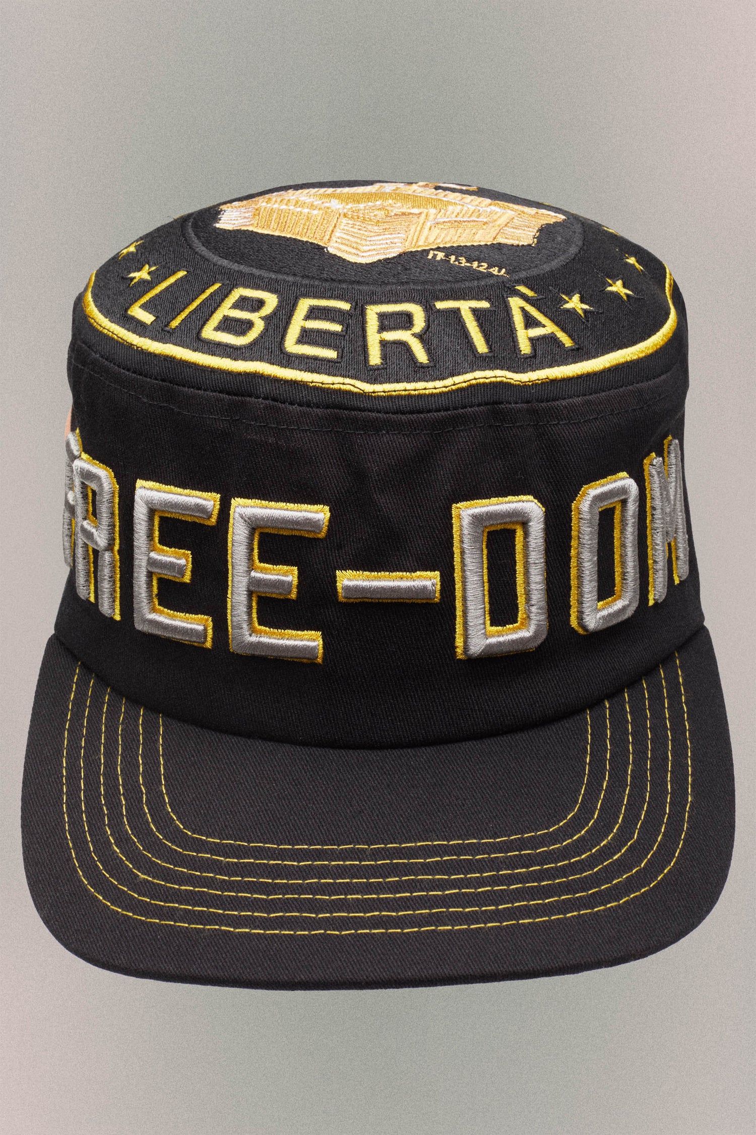 PILLBOX HAT LIBERTY // BLACK