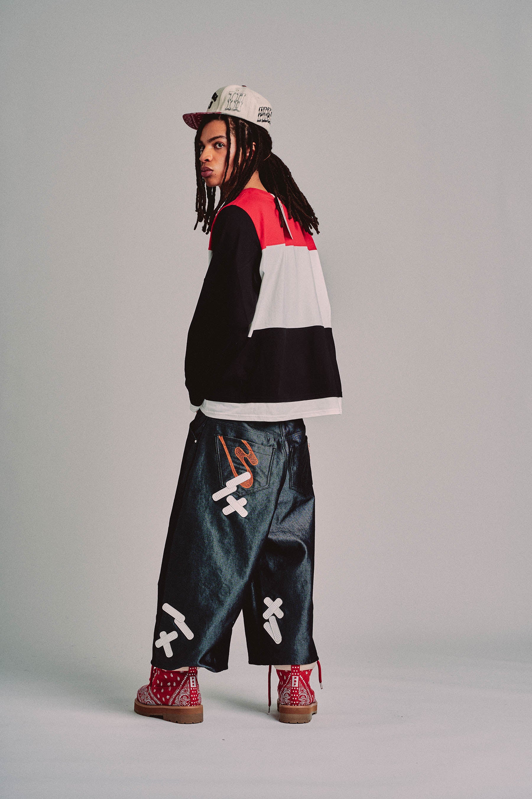 STRADA LOW BANDANA BOOTS // RED – PDF CHANNEL