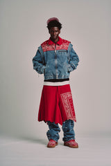 CAPE JACKET // BLUE